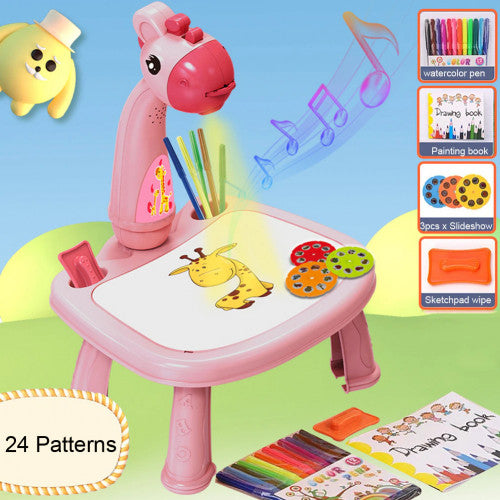 Mesa de Dibujo y Creatividad a Color para Niños.