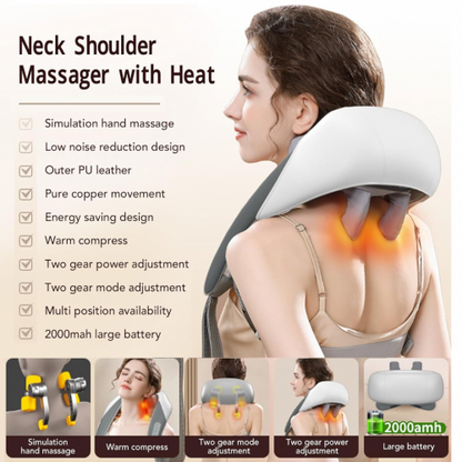 .  💆 Masajeador de Cuello Ajustable ✨