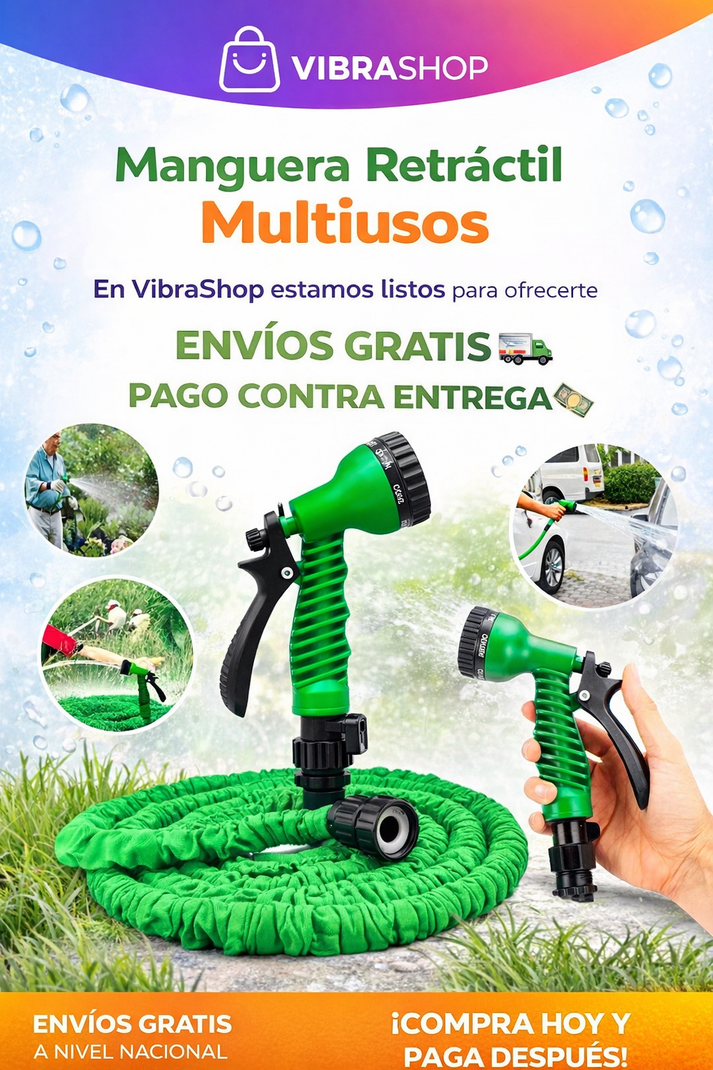 Manguera Retráctil Magic Hose (45m/150ft).