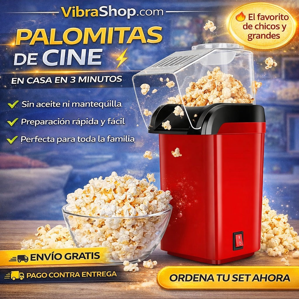 🍿 ¡Palomitas de Cine en 3 Minutos y Sin Aceite!