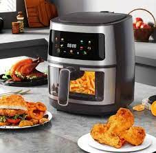 La Freidora de Aire Silver 8L 2400W es un modelo potente y de gran capacidad.